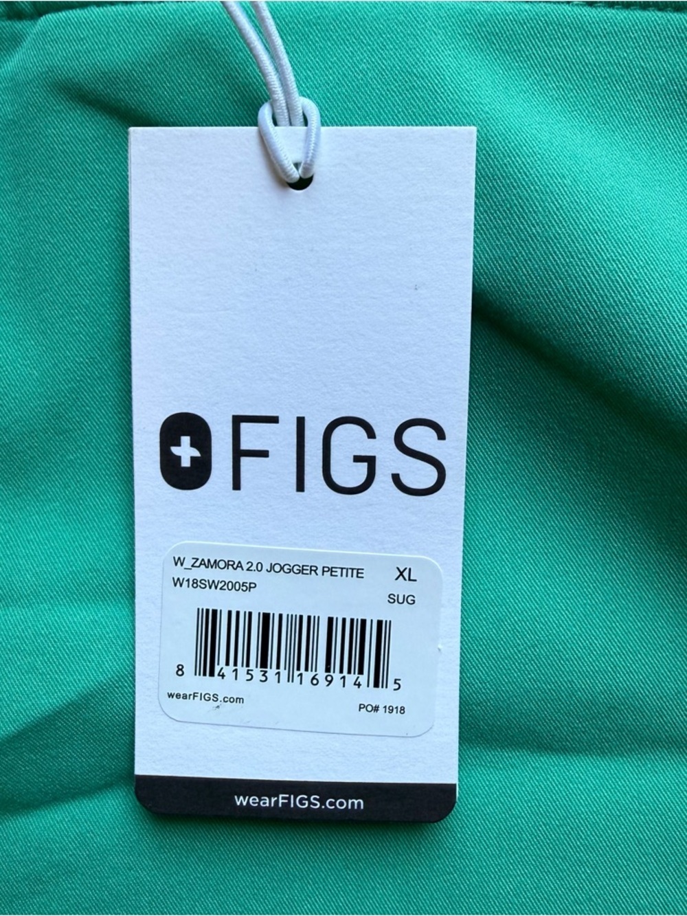 Figs Zamora Joggers- Surgical Green XL Petite - Picture 2 of 6